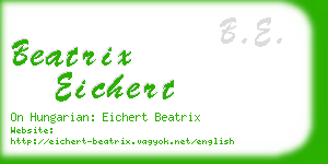 beatrix eichert business card